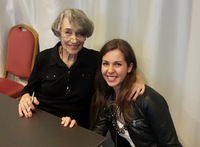 Na přednášce Dinah v Praze, 2016